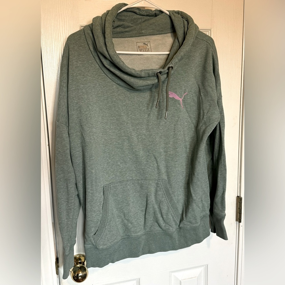 Women’s Puma cowl neck sweatshirt